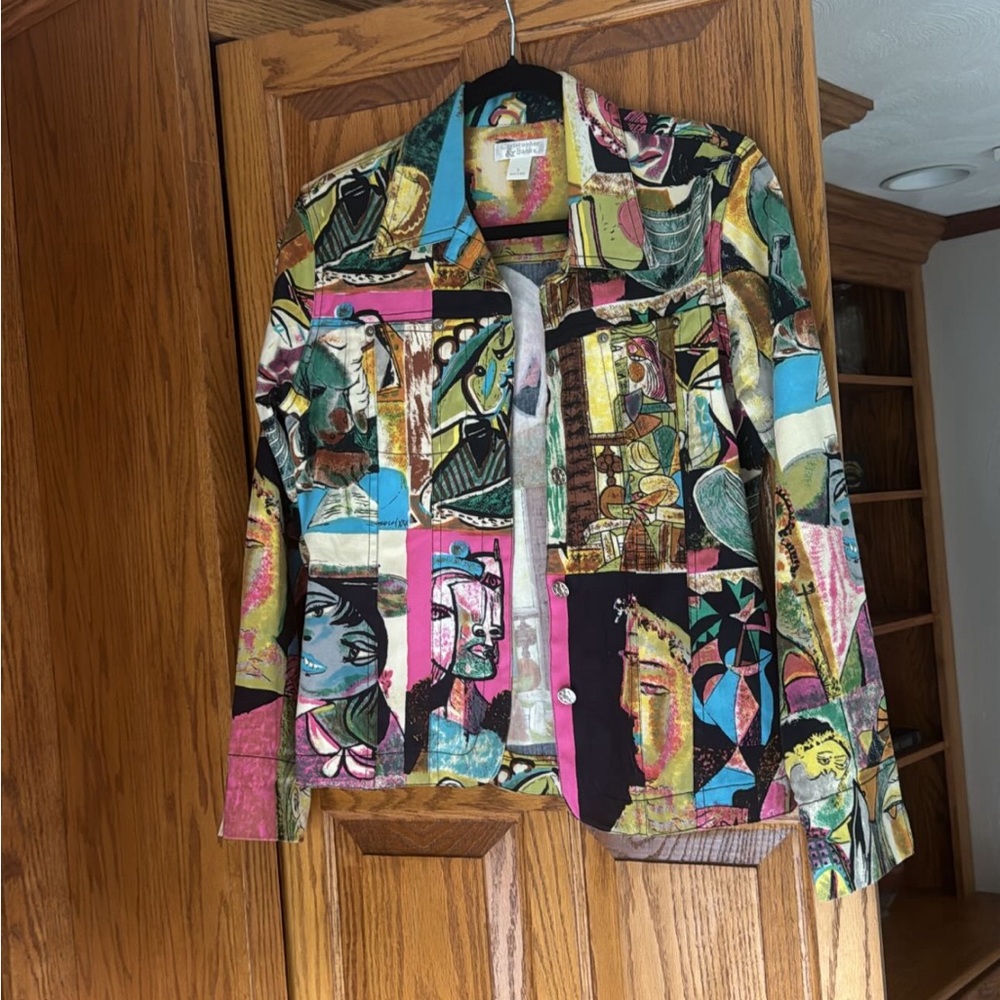 Christopher Banks Picasso Printed Blouse